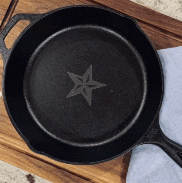 Taste of Texas Cast Iron Combo - Before and After