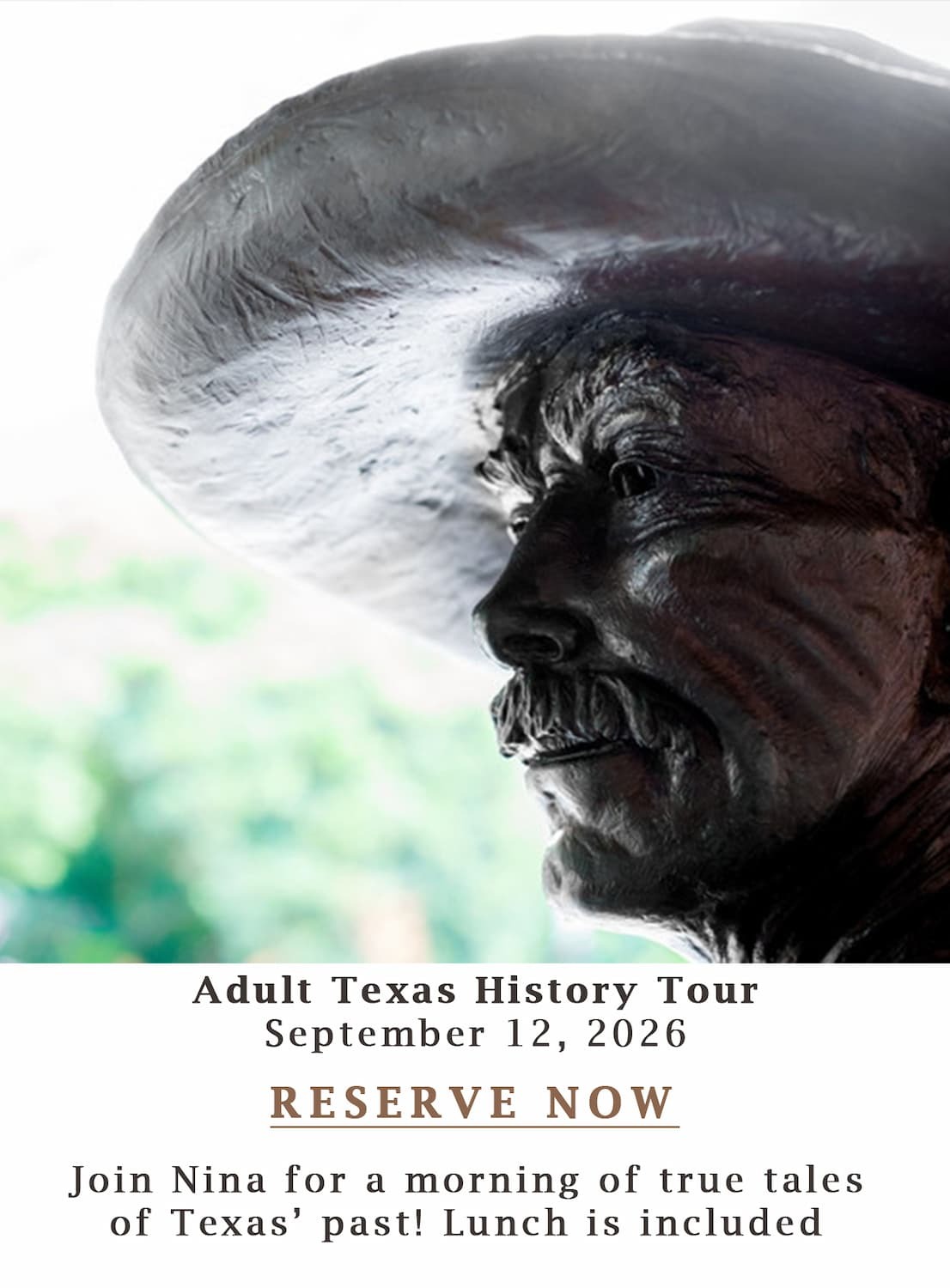 Adult Texas History Tour