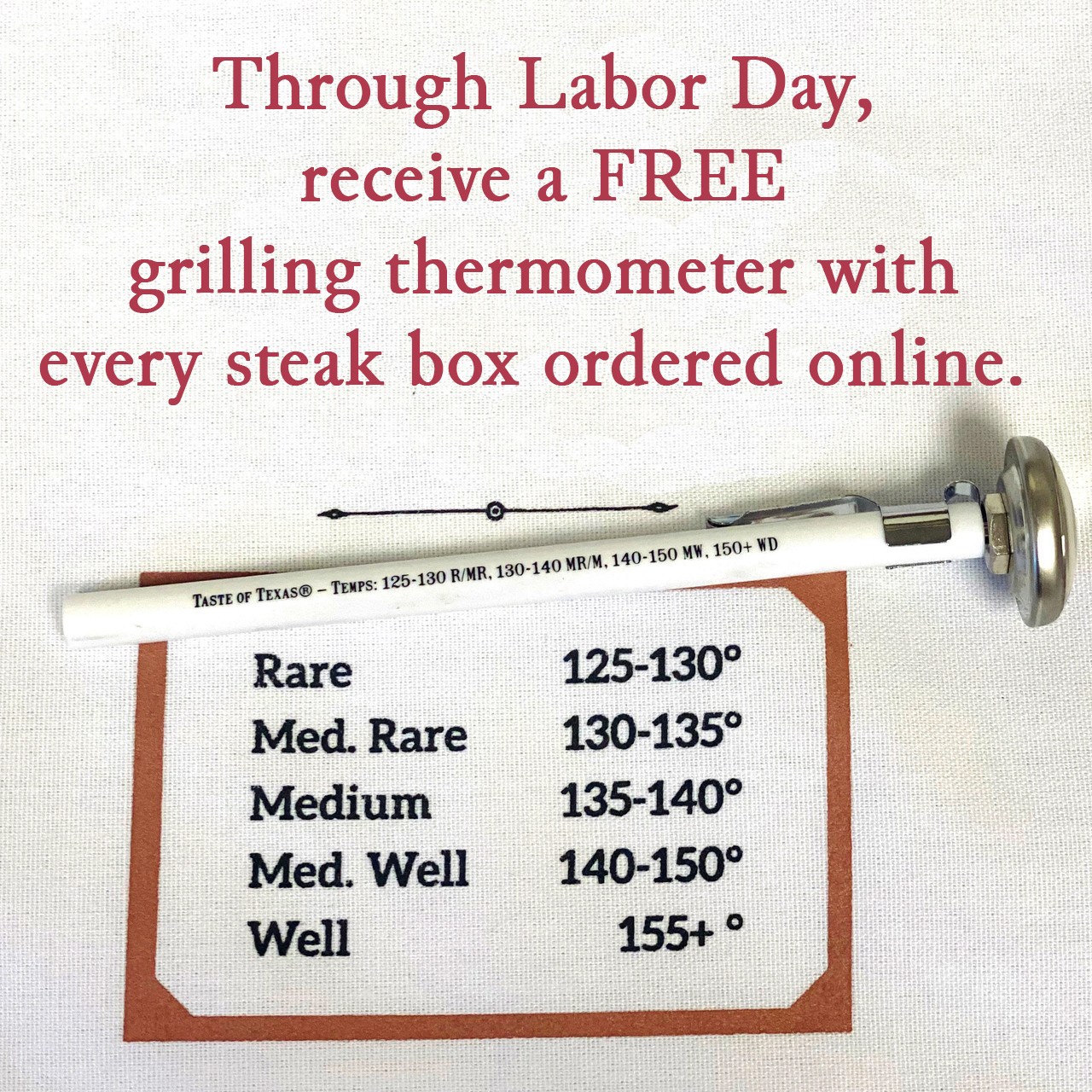 Grilling Thermometer Special