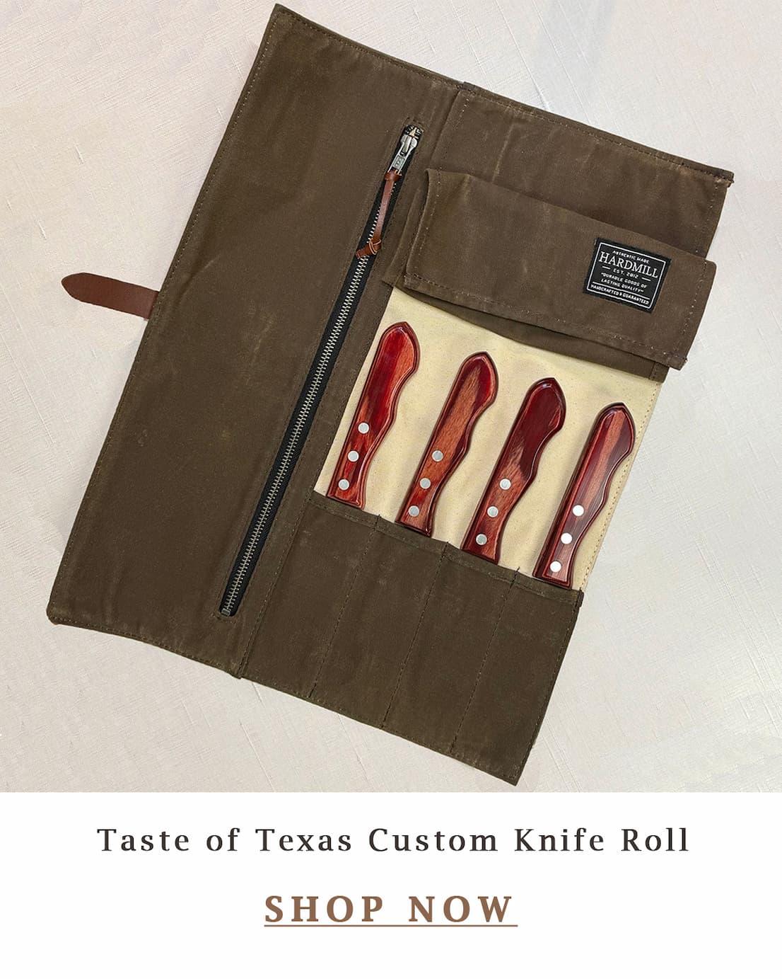 Taste of Texas Custom Knife Roll