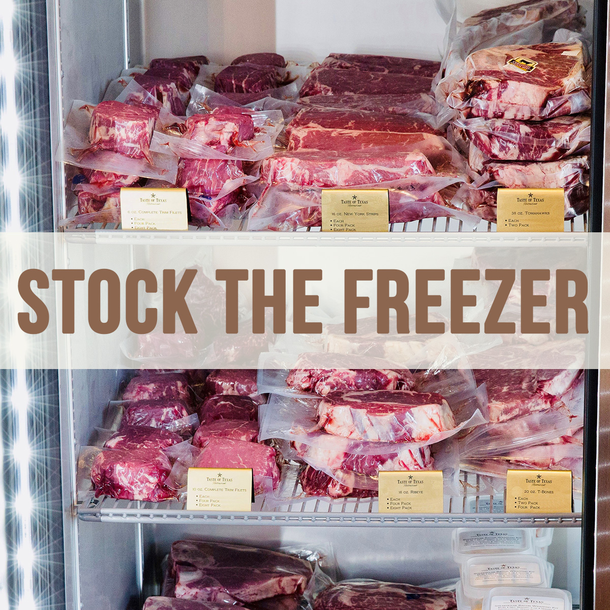 Stock the Freezer