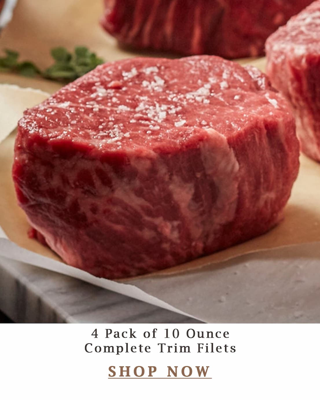 4 Pack of 10 Ounce Complete Trim Filets