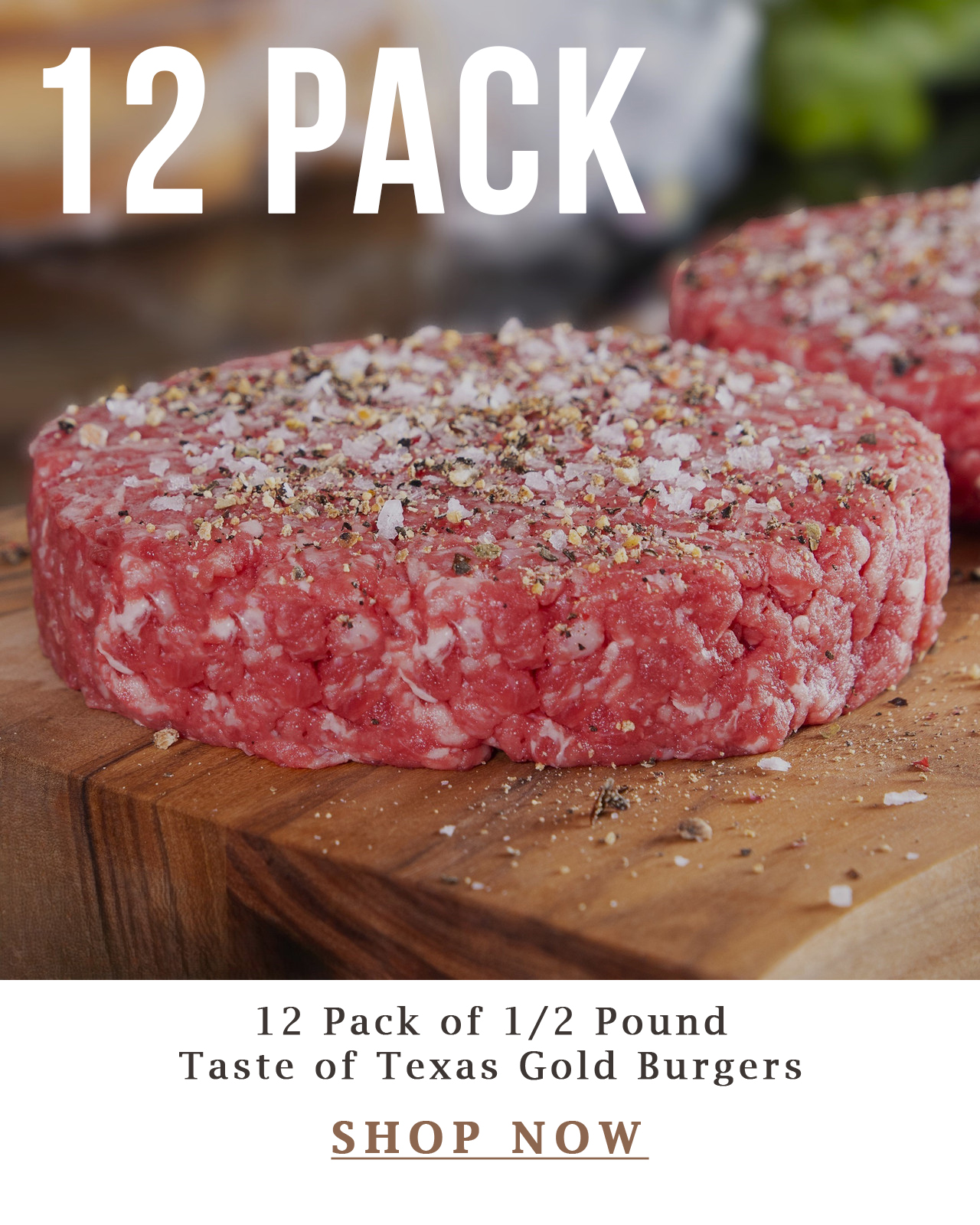 12 Pack of Gold Burgers