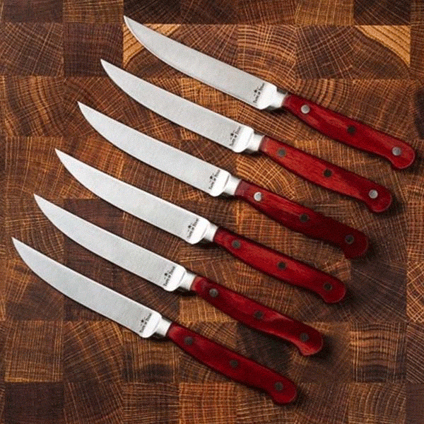 Taste of Texas Set of Six Forged Steak Knives