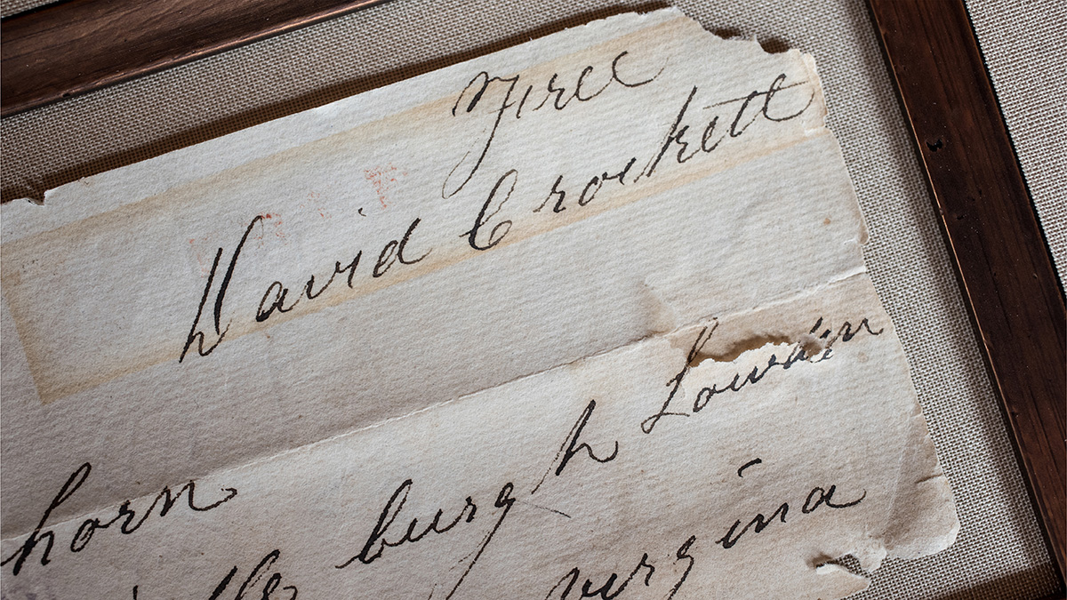 Davy Crockett's Signature