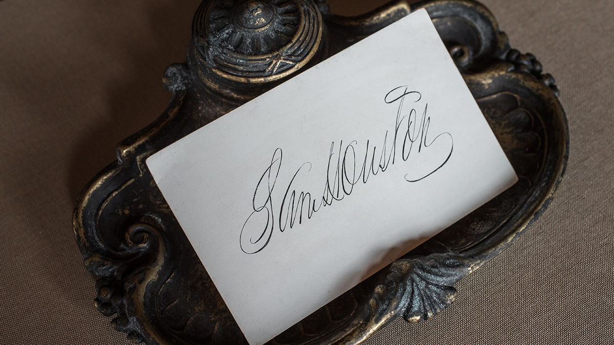 Sam Houston's Signature