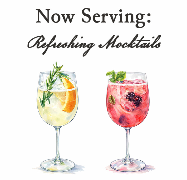 Now Serving: Refreshing Mocktails