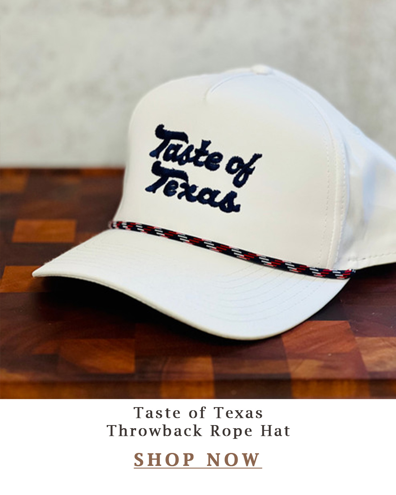 Taste of Texas Throwback Rope Hat