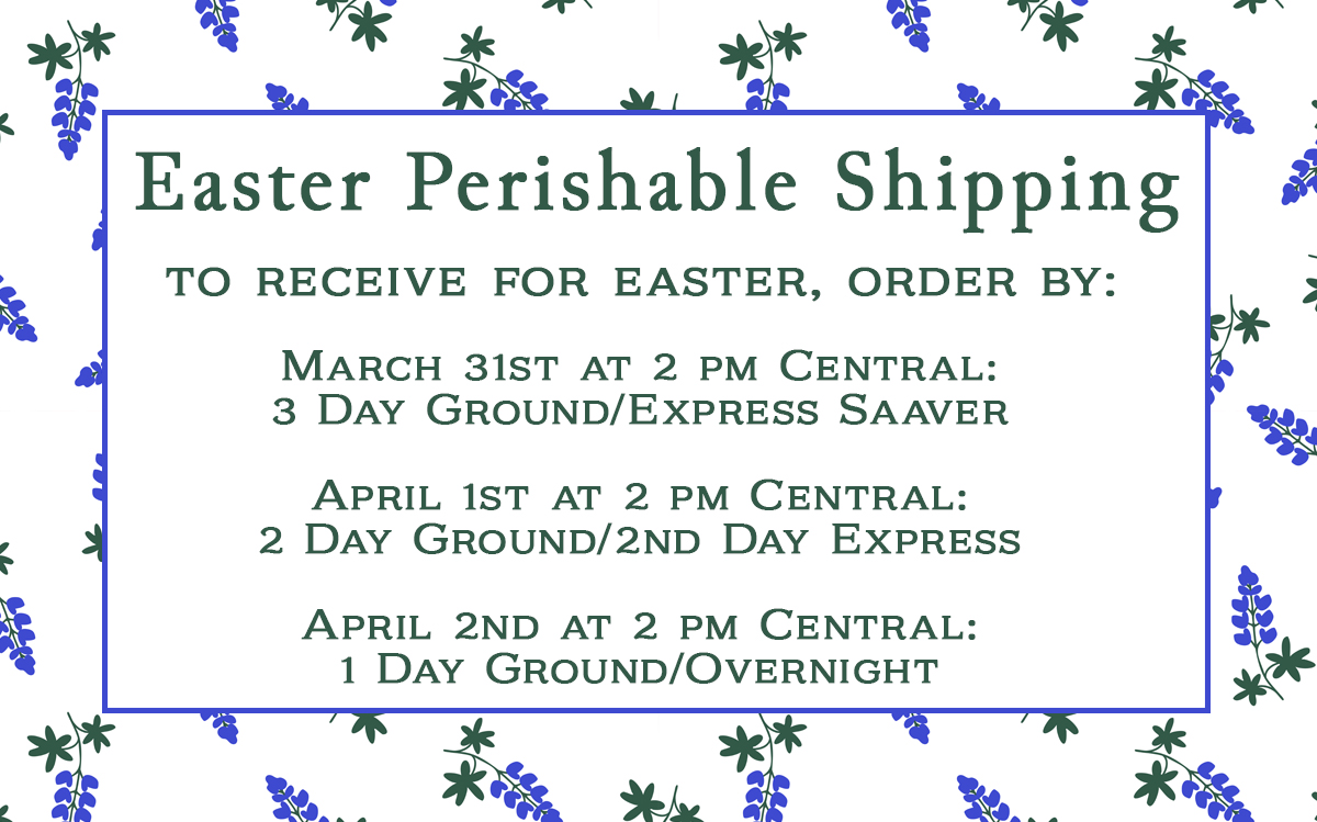 Easter Perishable Shipping
