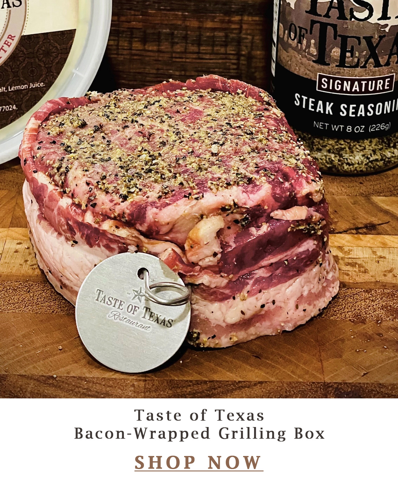 Taste of Texas Bacon-Wrapped Grilling Box