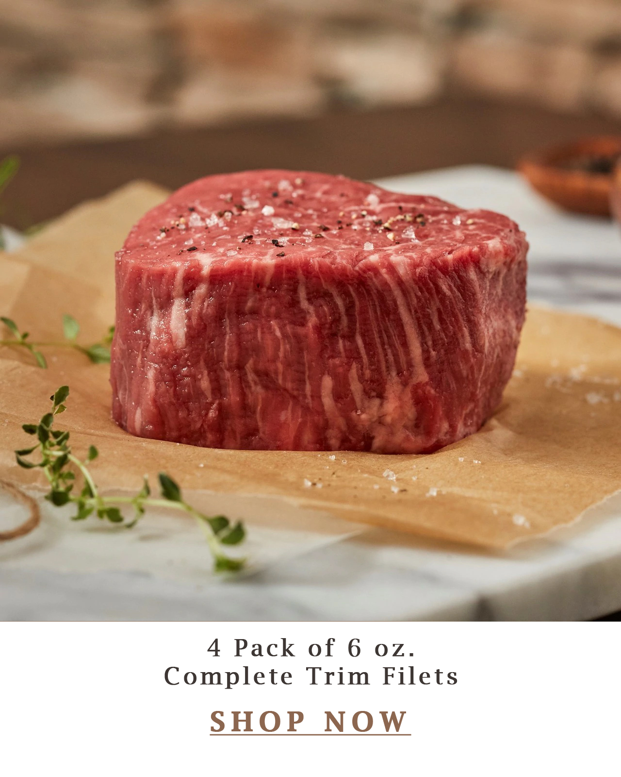 4 Pack of 6 oz. Complete Trim Filets