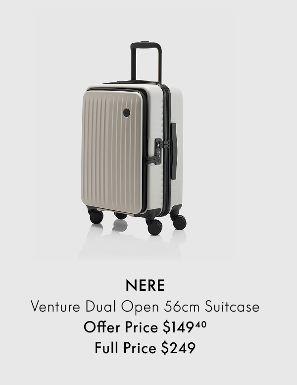 NERE Venture Dual Open 56cm Suitcase