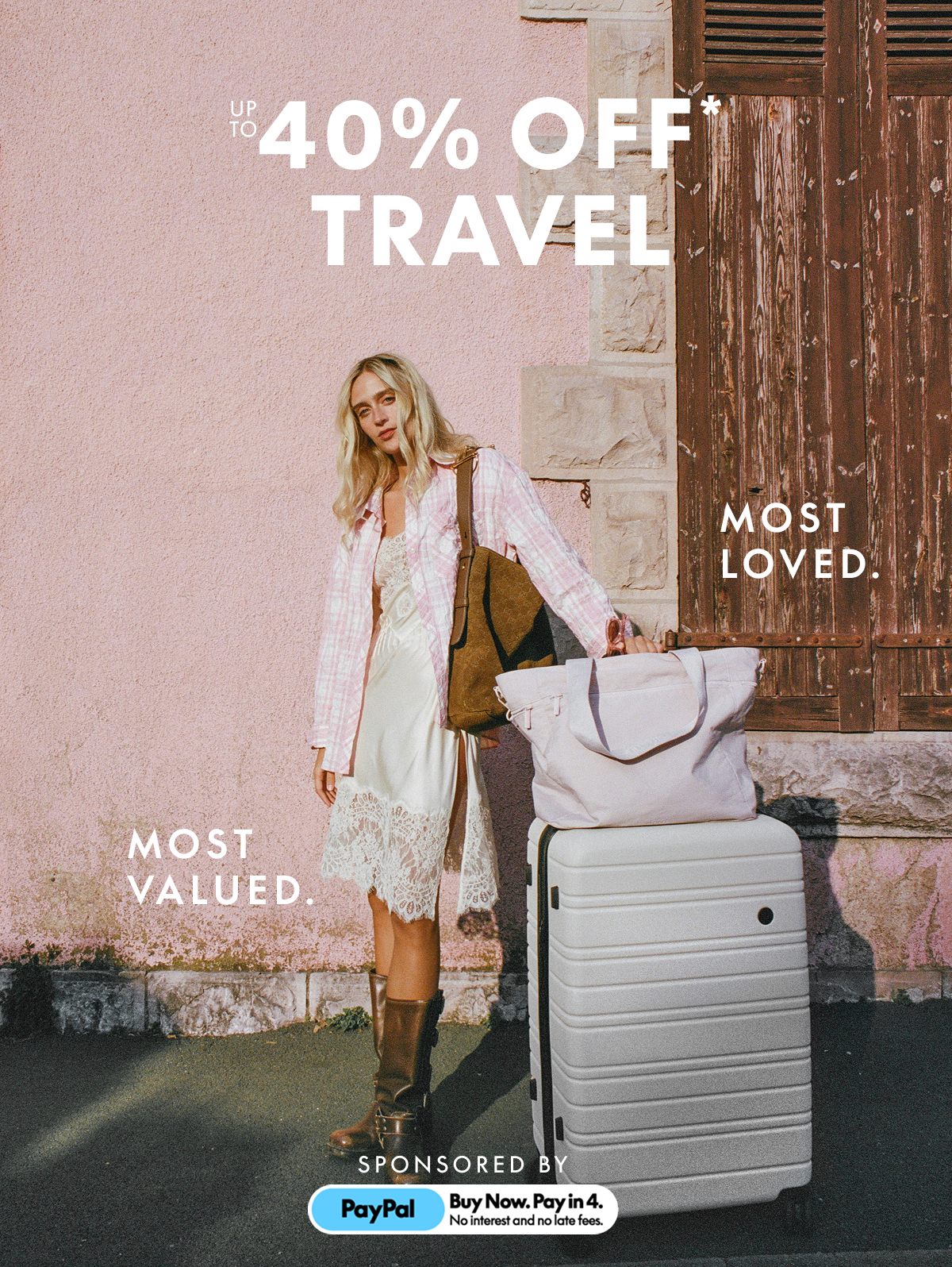 Up to 40% off* Travel