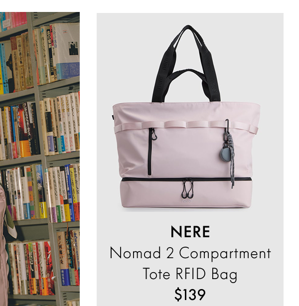 Nere Nomad 2 Compartment Tote RFID