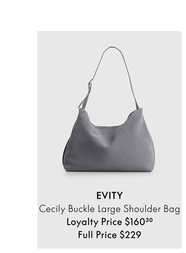 EVITY Cecily Buckle Large Shoulder Bag