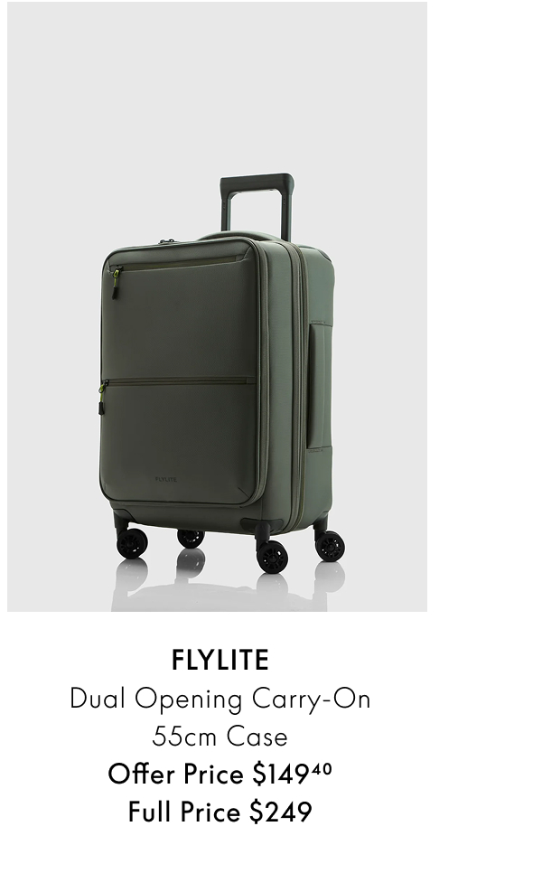 FLYLITE Dual Opening Carry-On 55cm Case