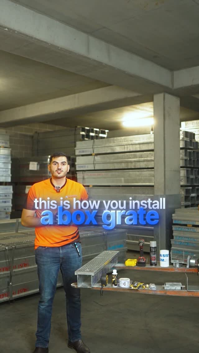 How to install a box drain