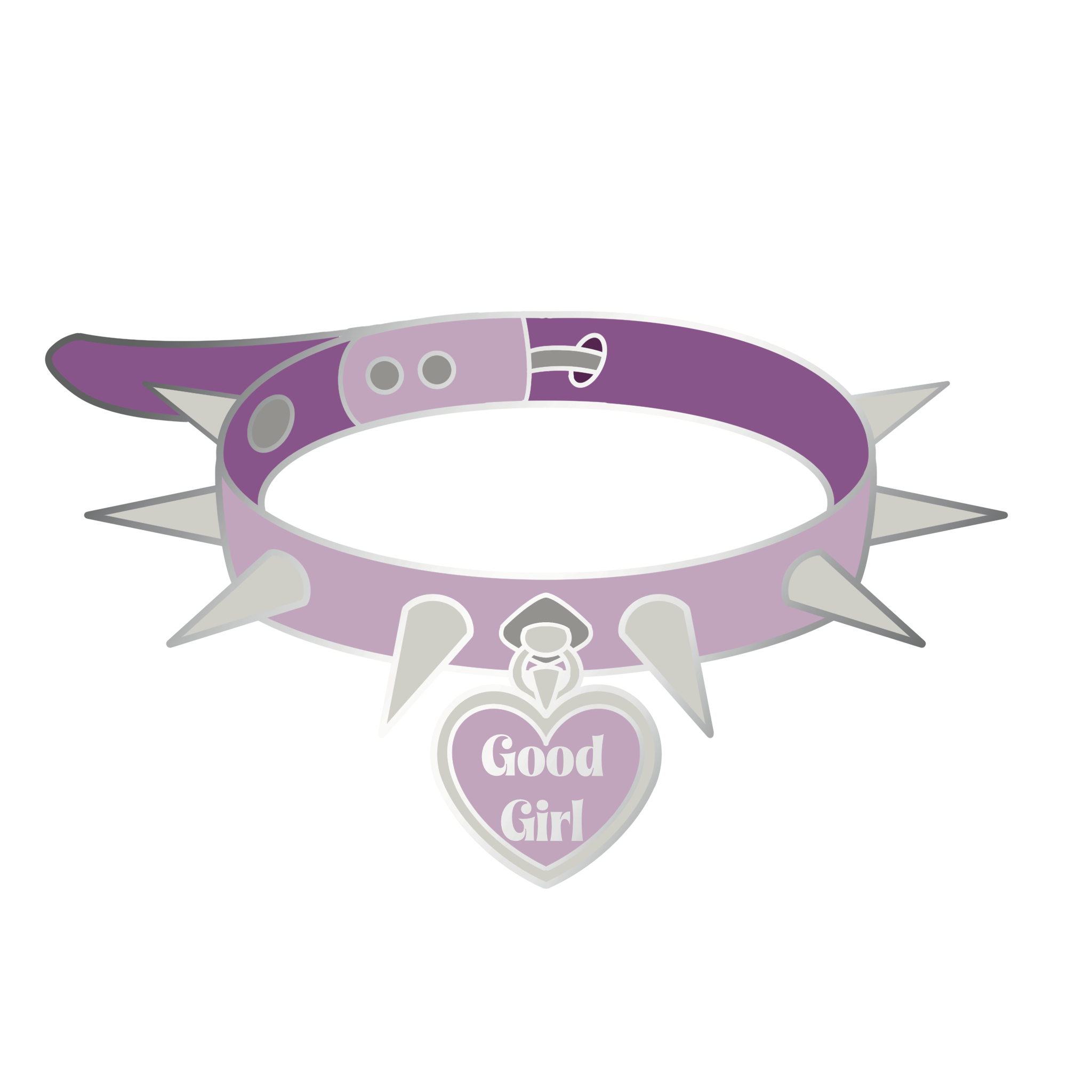 Good Girl choker pin