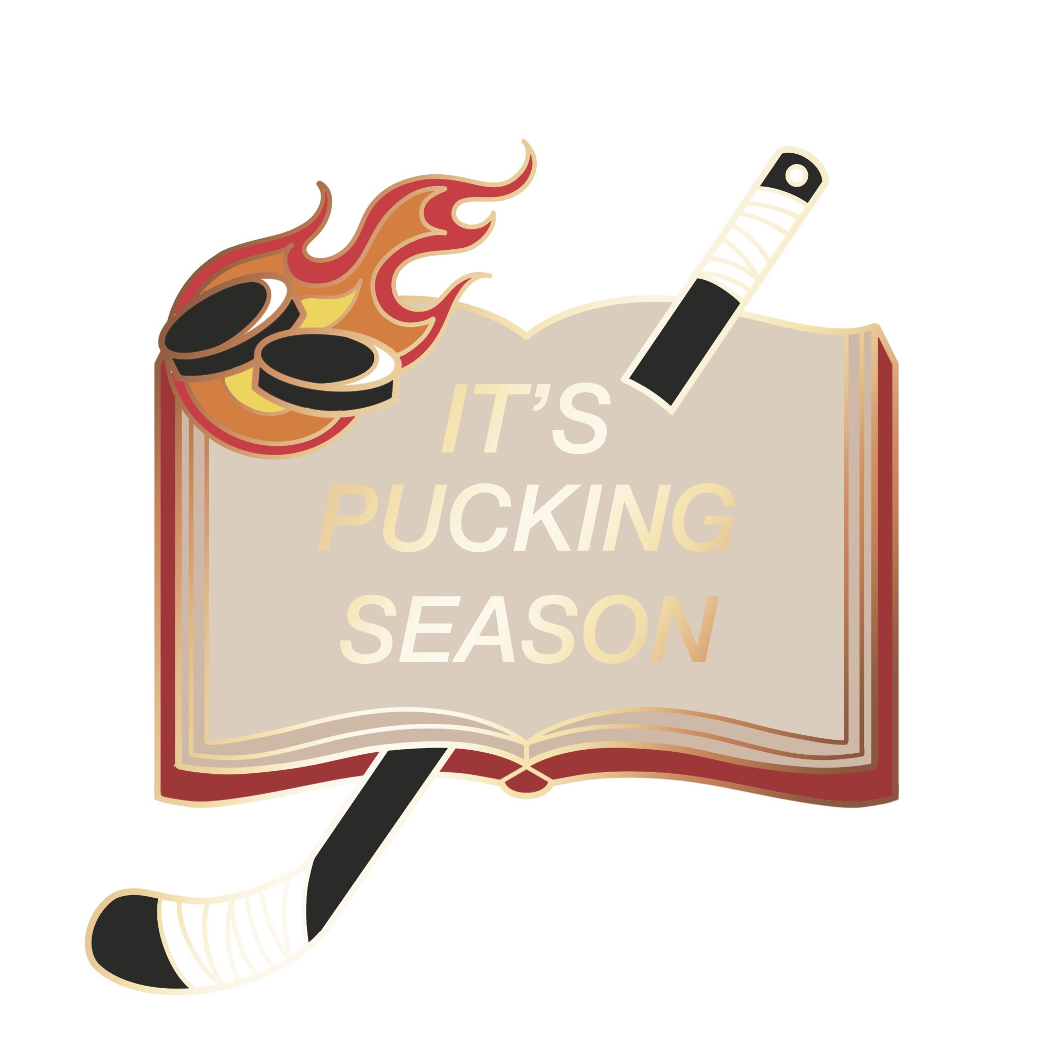 It's Pucking Season pin