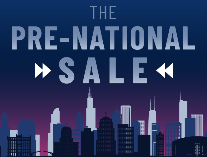 Pre-National Sale: 10% off everything. Shop now!