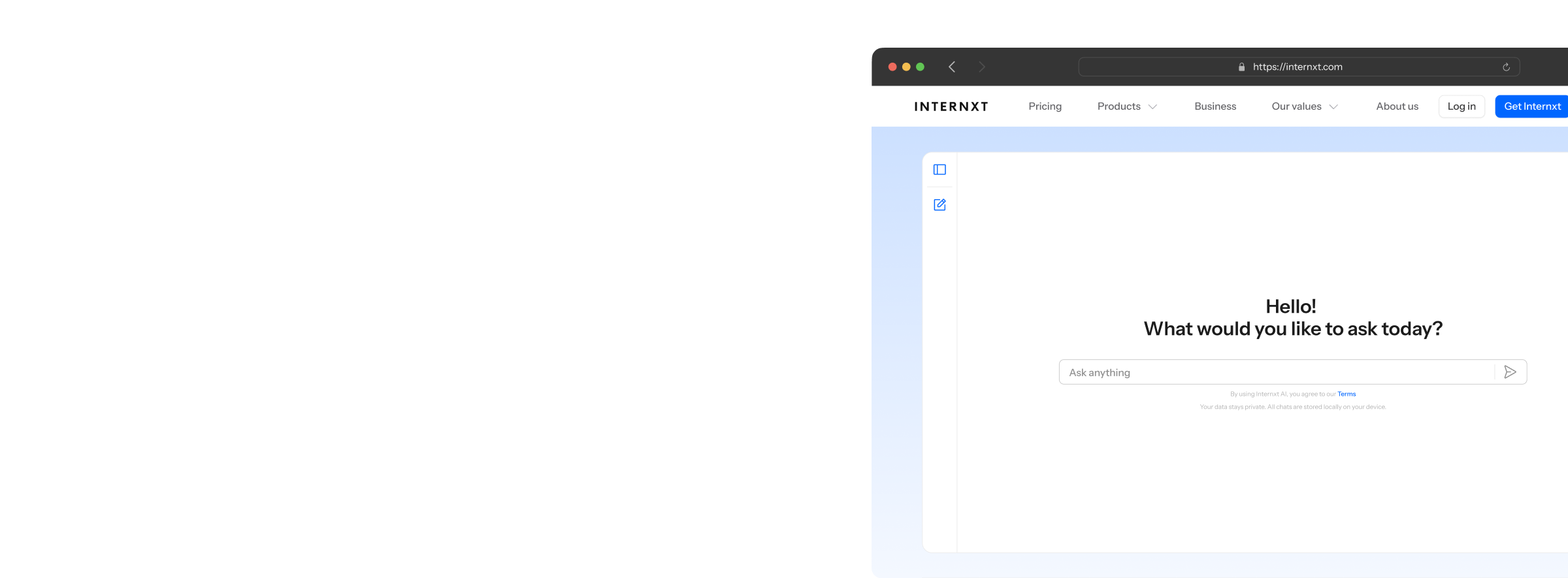 Internxt has just launched the first 100% sovereign, private, and ethical European AI.