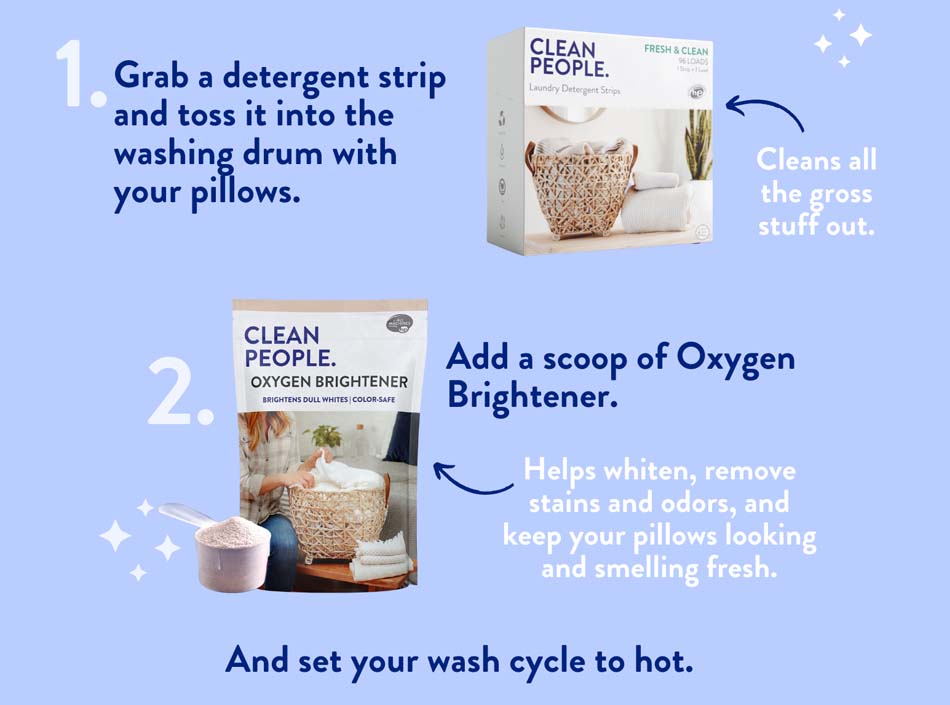 Don't Be Gross, Wash your Pillows! Clean People