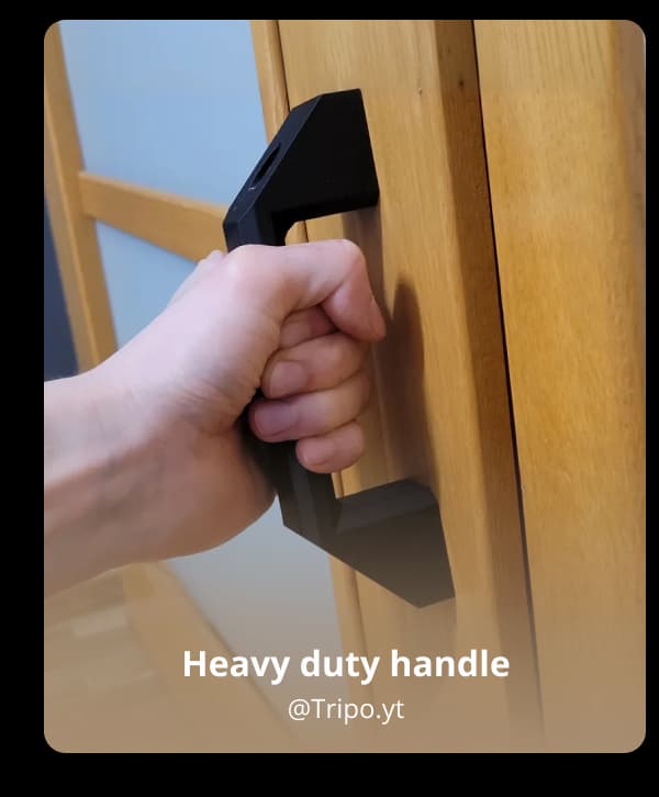 Click to explore this heavy-duty door handle design, combining superior grip with industrial durability.