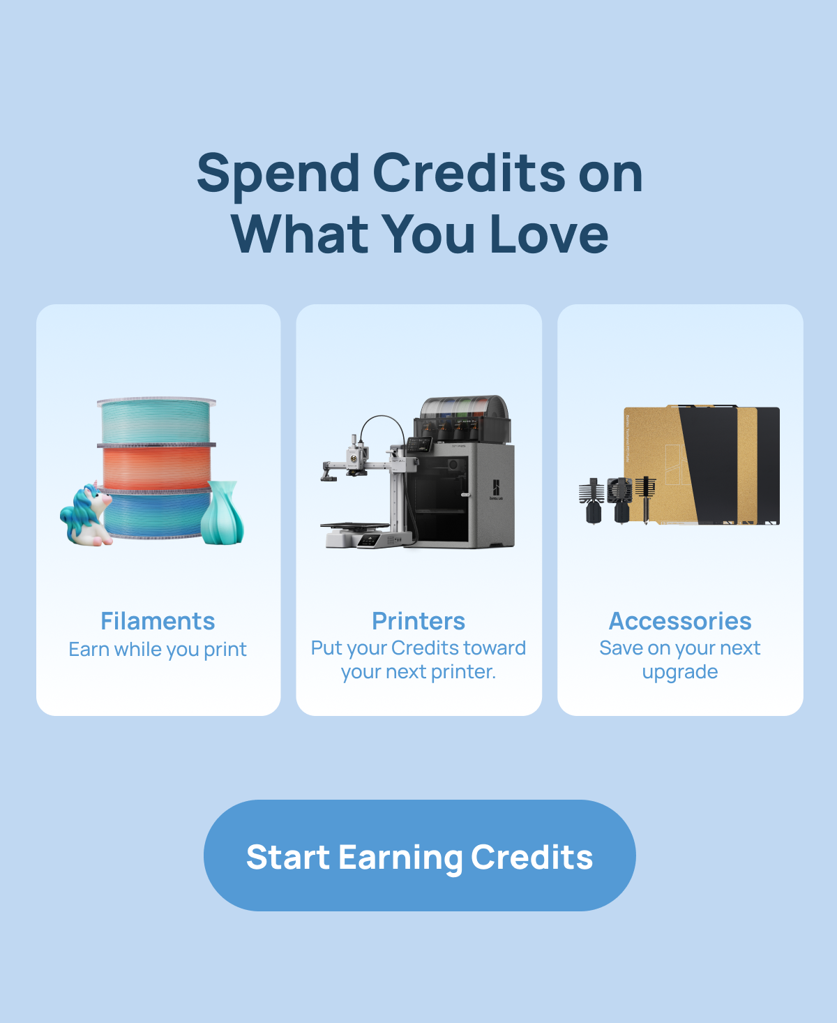 Spend Credits on What You Love