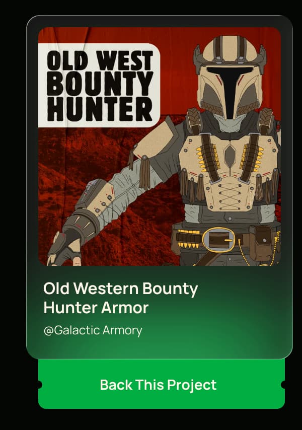 Old Western Bounty Hunter Armor @Galactic Armory