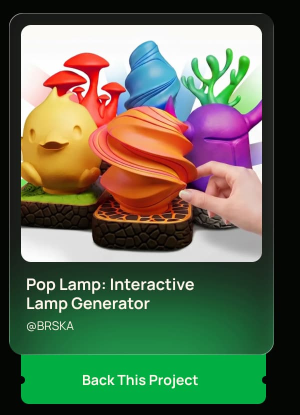 Pop Lamp: Interactive Lamp Generator @BRSKA