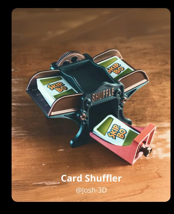 Upgrade your game nights: Click to grab this vintage-style mechanical card shuffler.