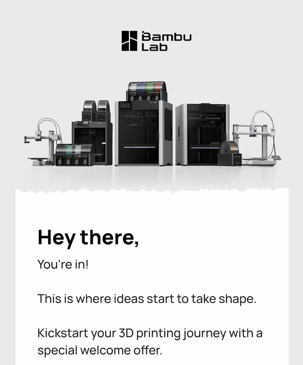 Unlock the future of 3D printing with Bambu Lab's full lineup, featuring the A1 mini, P1, and X1 series - High-speed, multi-color, and ready to print out of the box.