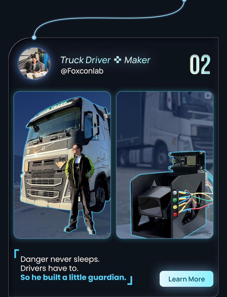 Truck driver but also a maker