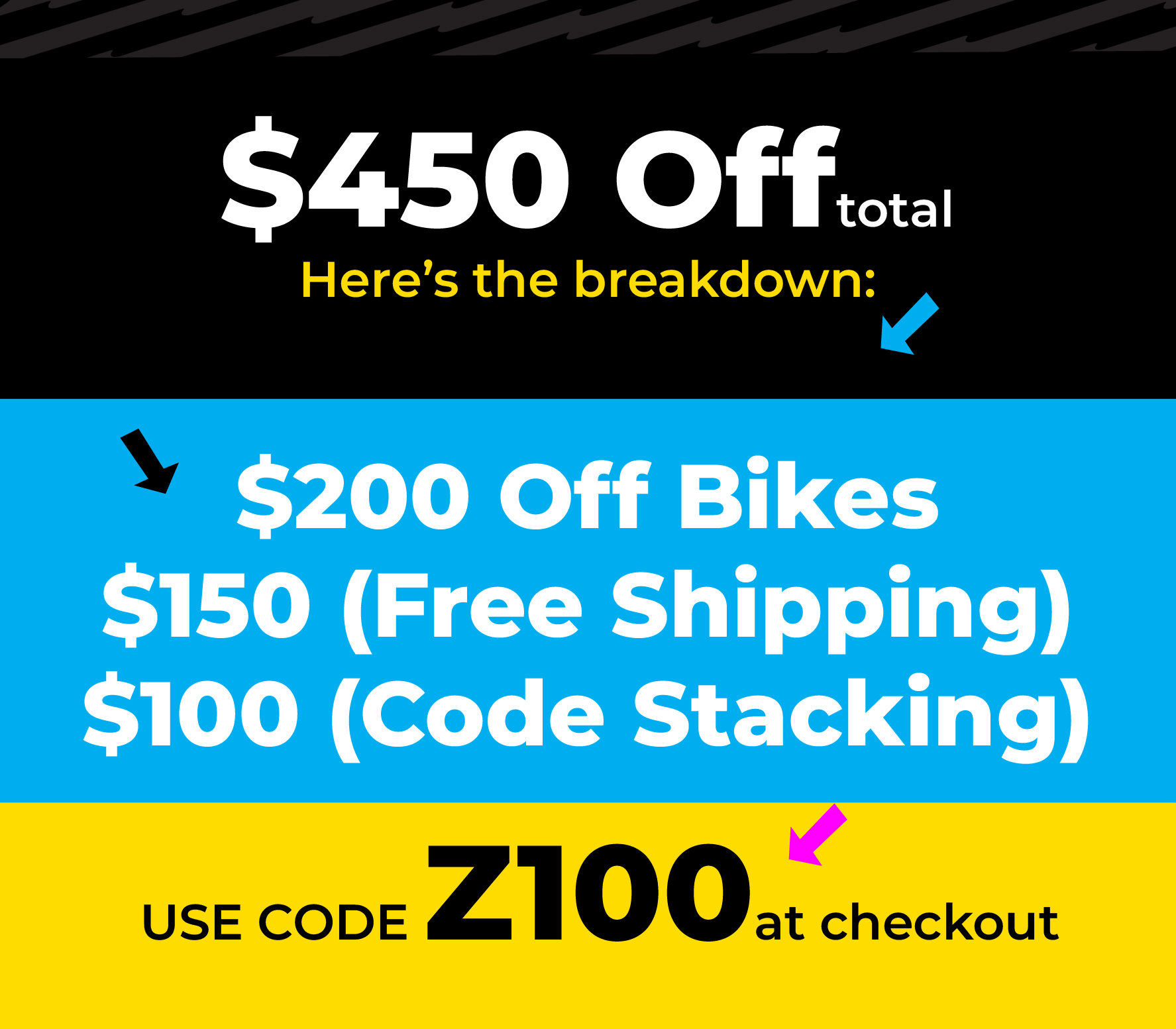 black friday sale. ZOOZ Bikes has free shipping on all bikes