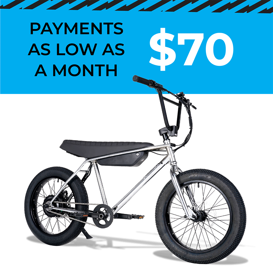 ZOOZ Bikes have payment plans available