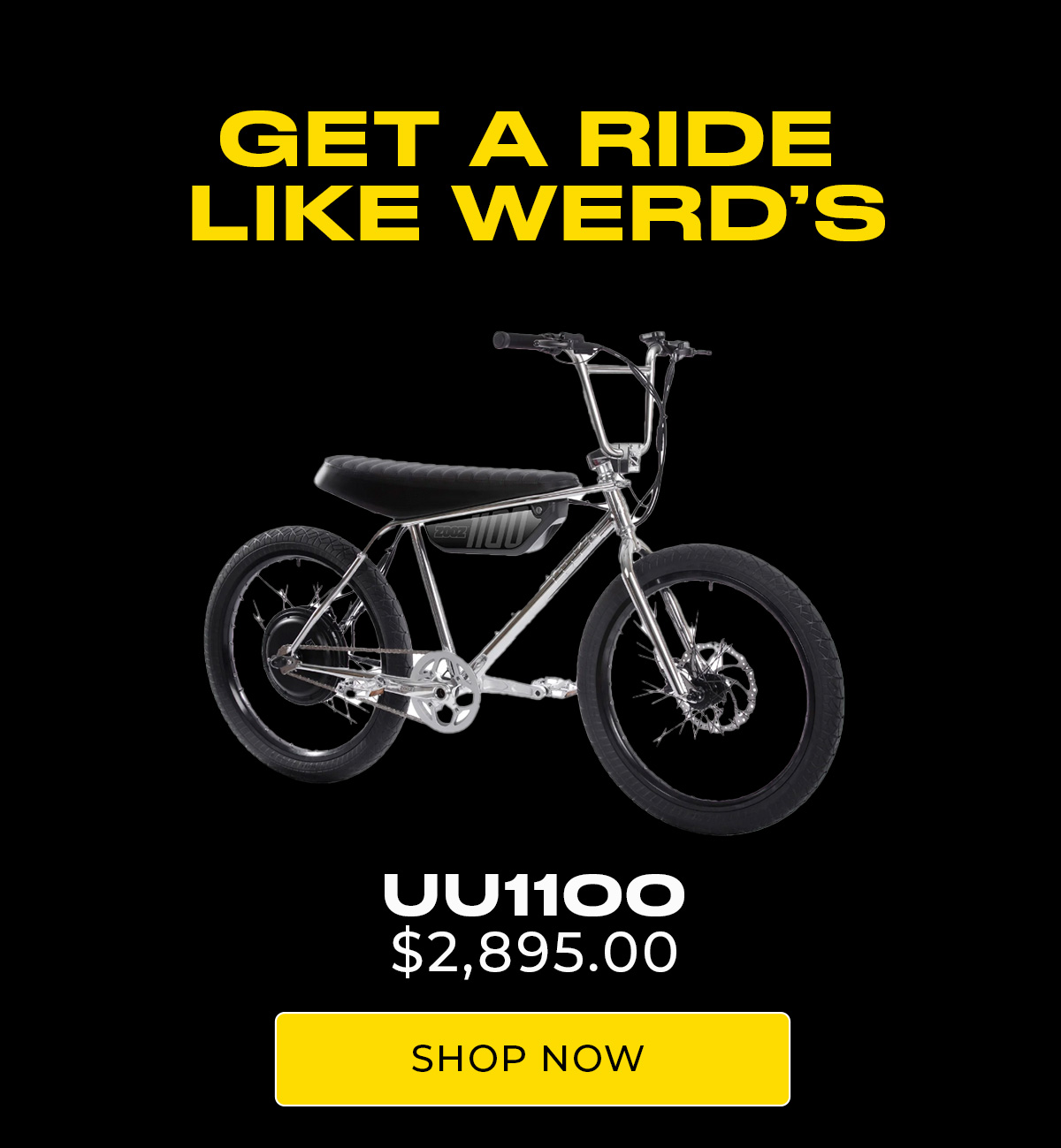 Get a ride like Werd's