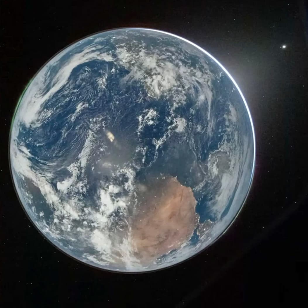 View of Earth from space