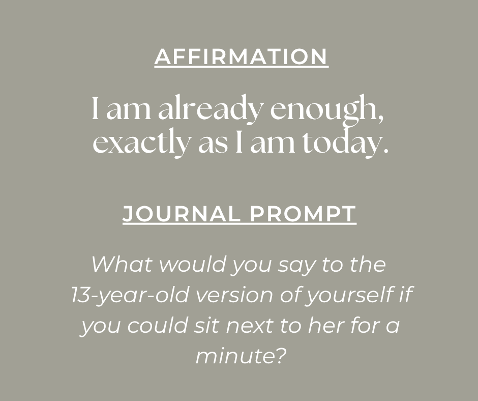 quote and journal prompt that match today's Sunday, Reset