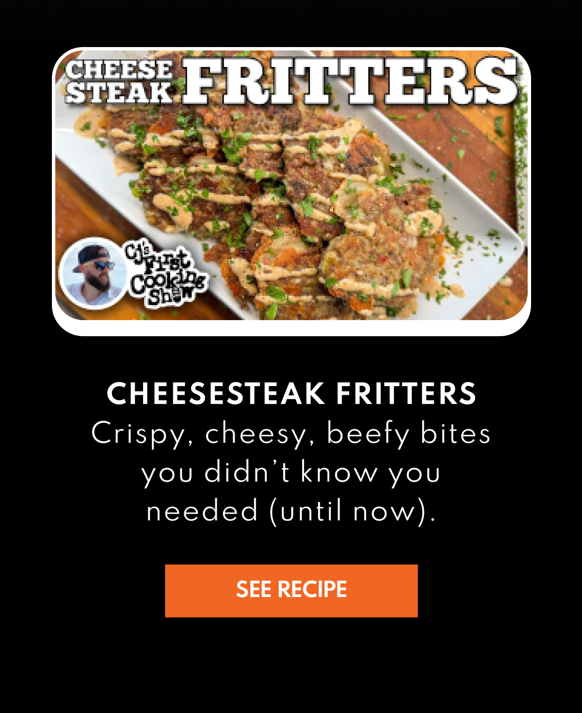 Cheesesteak Fritters