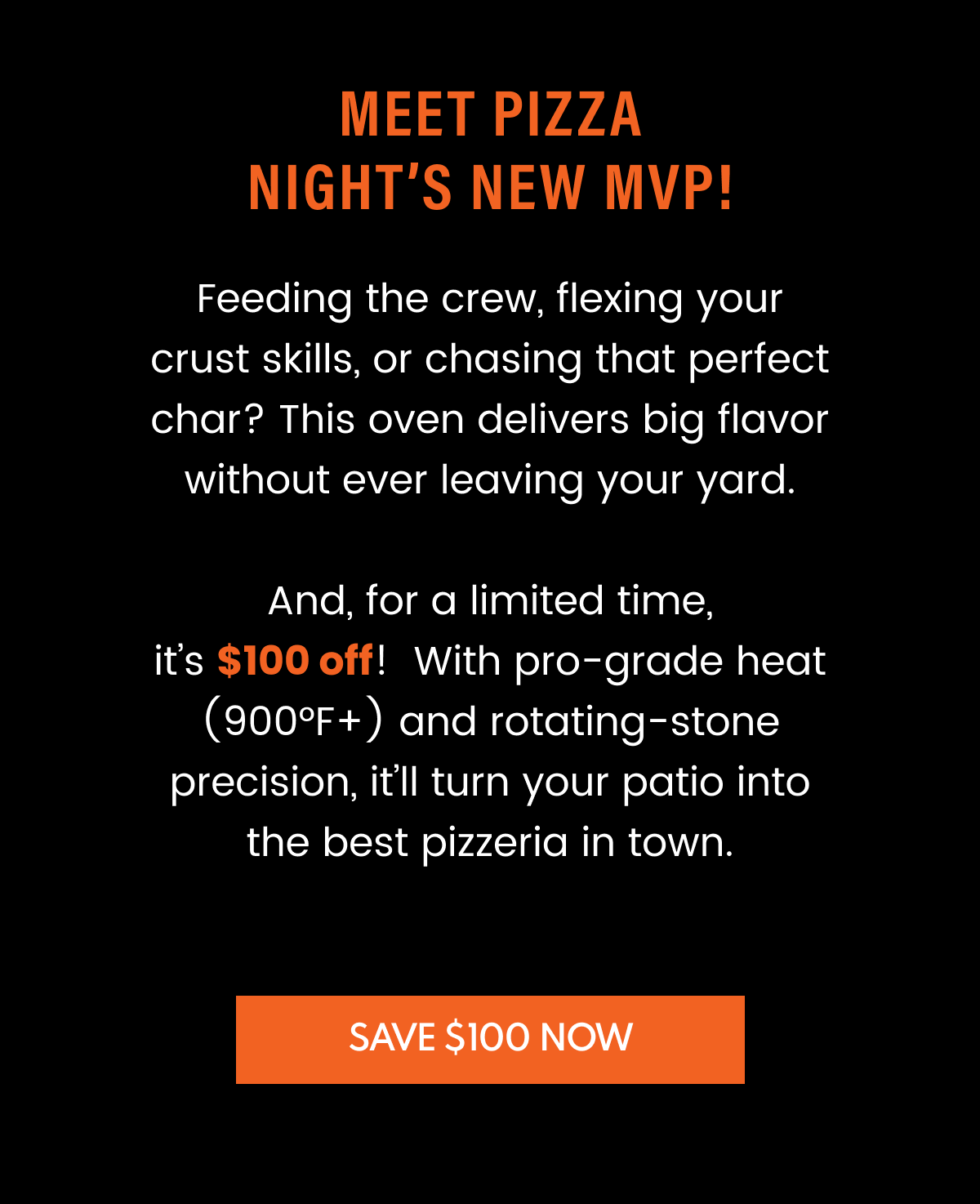 Save $100 Now
