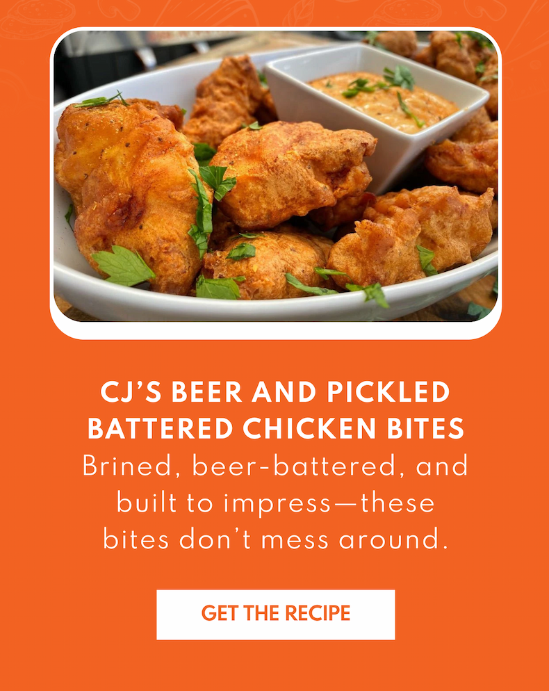 CJ's Beer and Pickled Battered Chicken Bites