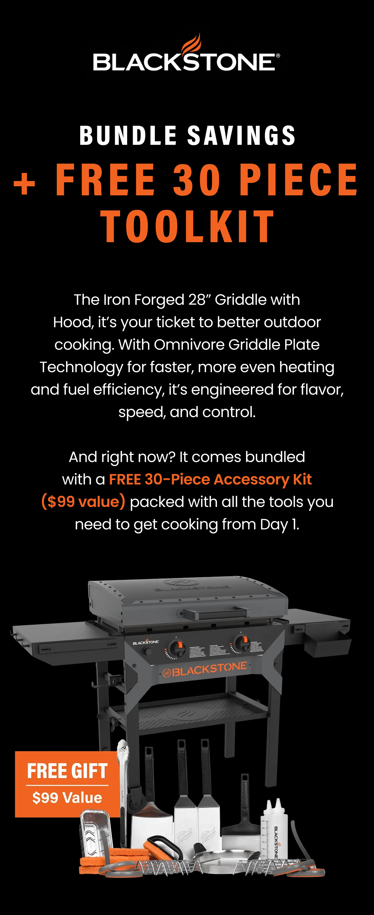 Big Griddle Energy - Bonus Tools Included