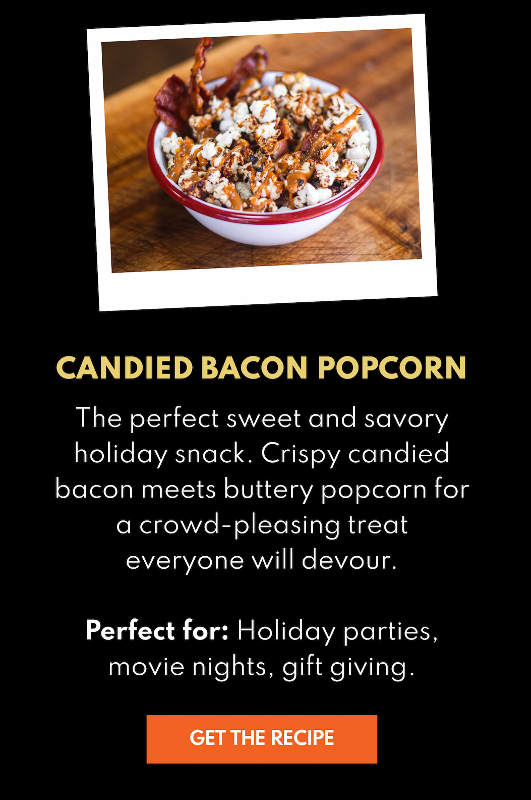 Candied Bacon Popcorn