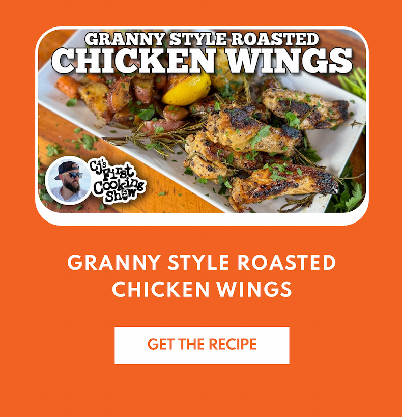 Granny Style Roasted Chicken Wings
