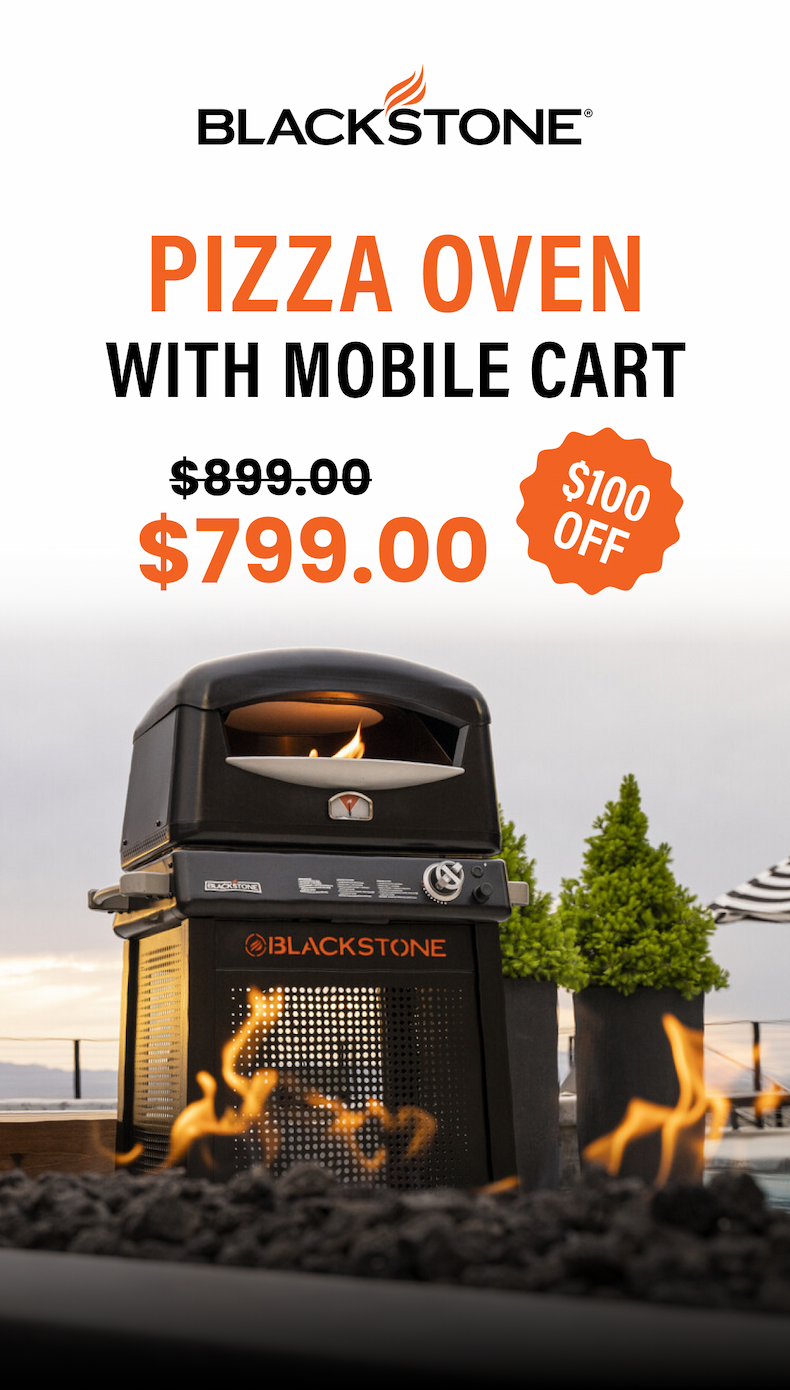 Pizza Oven With Mobile Cart