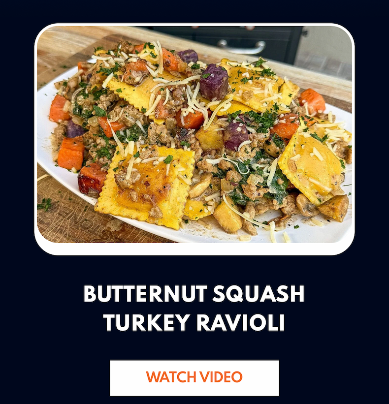 Butternut Squash Turkey Ravioli