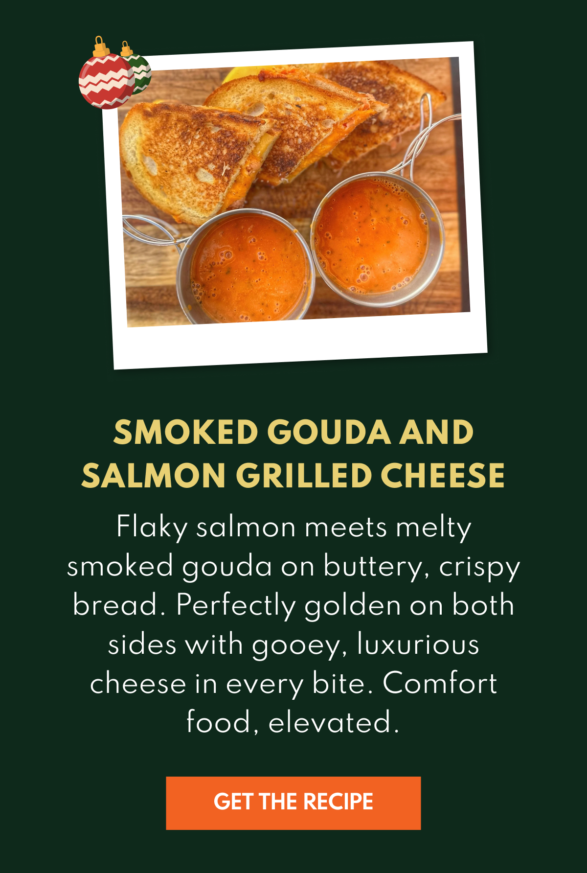 Smoked Gouda and Salmon Griddle Cheese