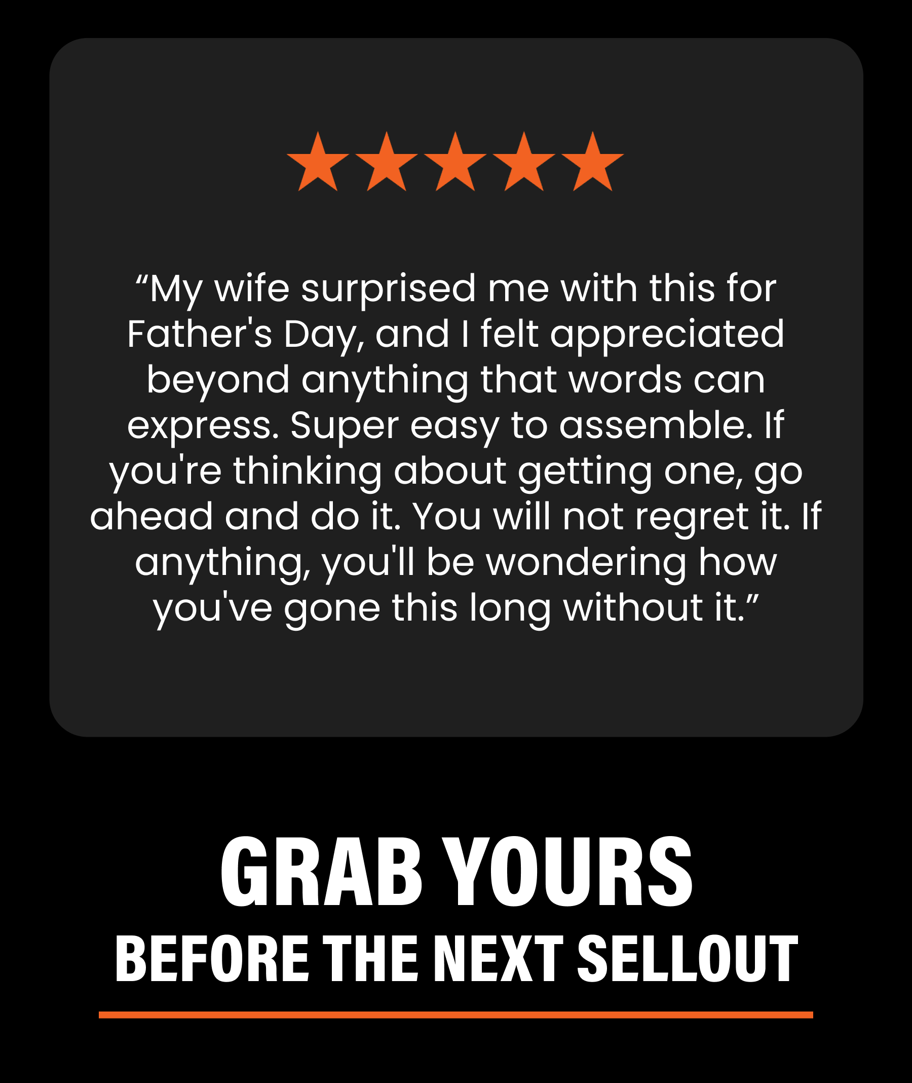 Grab Yours Before The Next Sellout