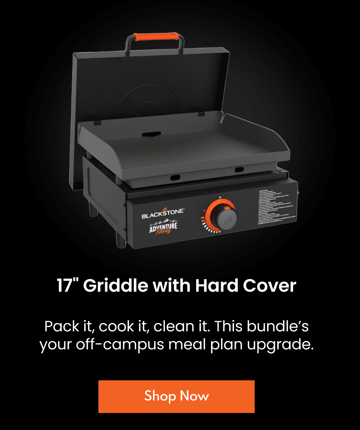 17" Griddle With Hard Cover