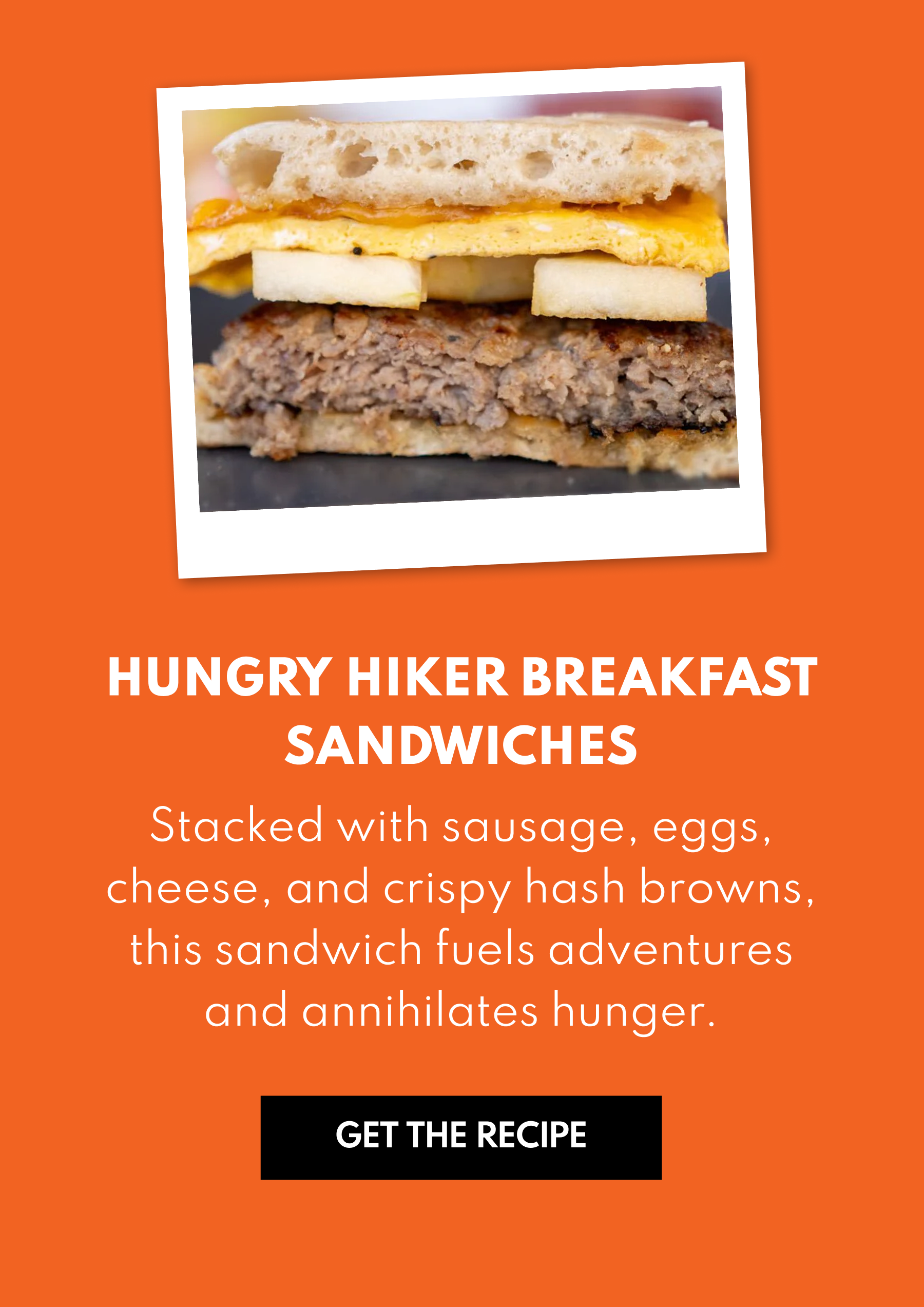 Hungry Hiker Breakfast Sandwiches